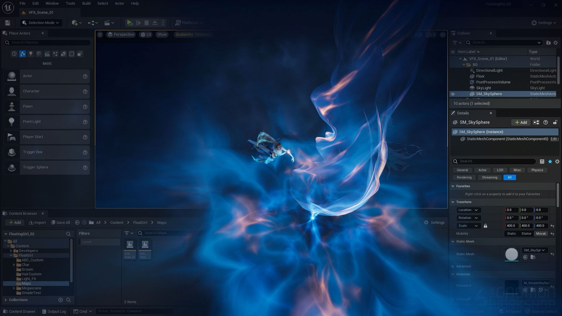 VFX for Games: Creating a Fantasy Scene